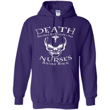 Load image into Gallery viewer, Death Smiles At Everyone Nurses Smile Back Shirt Mothers Day - Hoodie