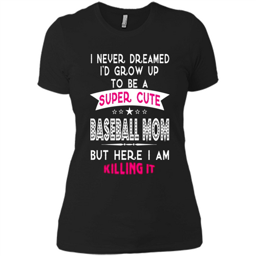 A Super cute Baseball Mom Mother’s Day Gift ideas Funny - Ladies' Boyfriend T-Shirt
