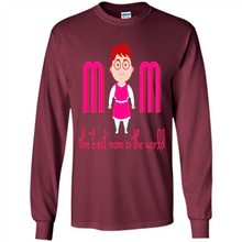 Load image into Gallery viewer, Best Mom World Cartoon Mother’s Day - Long Sleeve T-Shirt