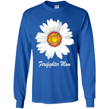 Load image into Gallery viewer, Daisy Firefighter Mom Funny Firefighter Gift Women Sweatshirt On Mother’s Day, Birthday - Long Sleeve T-Shirt