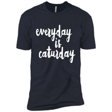 Load image into Gallery viewer, Cats T Shirt Hoodie Everyday Is Caturday Mother’s Day Gift ideas - Premium Short Sleeve T-Shirt