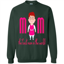Load image into Gallery viewer, Best Mom World Cartoon Mother’s Day - Sweatshirt