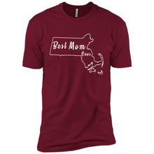Load image into Gallery viewer, Best Mom Ever Shirt Massachusetts Mothers Day - Premium Short Sleeve T-Shirt