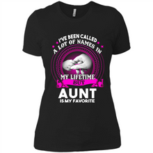 Load image into Gallery viewer, Aunt Is My Favorite Name Sweatshirt Mother’s Day Best Gift - Ladies' Boyfriend T-Shirt