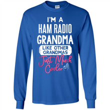 Load image into Gallery viewer, Cool Mothers Day T-Shirt Ham Radio Grandma - Long Sleeve T-Shirt