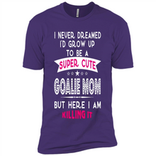 Load image into Gallery viewer, A Super cute Goalie Mom Mother’s Day Gift ideas Funny - Premium Short Sleeve T-Shirt