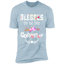 Load image into Gallery viewer, Blessed To Be Called Godmother Funny Mother’s Day, Godmother Gift - Premium Short Sleeve T-Shirt