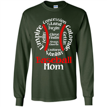 Load image into Gallery viewer, Baseball Mom Tee-Mother’s Day 2019 - Long Sleeve T-Shirt