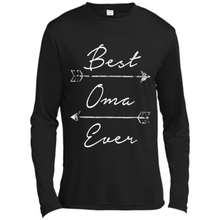 Load image into Gallery viewer, Best Oma Ever Shirt Tribal Arrows Mother’s Day - Canvas Long Sleeve T-Shirt
