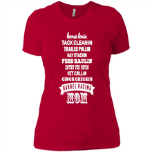 Load image into Gallery viewer, Barrel Racing Mom Mother’s Day - Ladies' Boyfriend T-Shirt