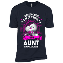 Load image into Gallery viewer, Aunt Is My Favorite Name Sweatshirt Mother’s Day Best Gift - Premium Short Sleeve T-Shirt