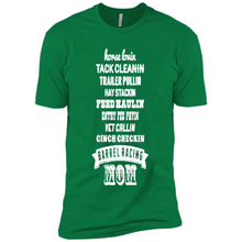Load image into Gallery viewer, Barrel Racing Mom Mother’s Day - Premium Short Sleeve T-Shirt