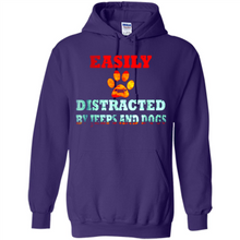 Load image into Gallery viewer, Easily Distracted By Jeeps And Dogs gift shirt for dog mom - Hoodie