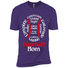Load image into Gallery viewer, Baseball Mom Tee-Mother’s Day 2019 - Premium Short Sleeve T-Shirt