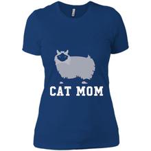 Load image into Gallery viewer, Birman Cat Mom – Mothers Day - Ladies' Boyfriend T-Shirt