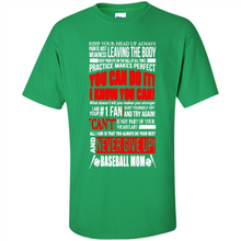 Load image into Gallery viewer, BASEBALL MOM, NEVER GIVE UP Mother’s Day - Shirt