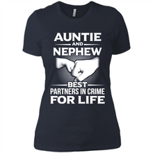 Load image into Gallery viewer, Auntie And Nephew – Best Partners In Crime For Life, Best mother’s day - Ladies' Boyfriend T-Shirt