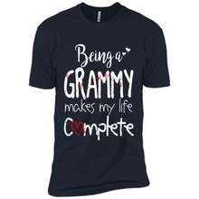 Load image into Gallery viewer, Being A Grandmy Makes My Life Complete – Memorable Mother’s Day Gift For Grandmother - Premium Short Sleeve T-Shirt