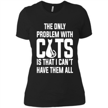 Load image into Gallery viewer, Cats T Shirt Hoodie Cats…I can’t have them all Mother’s Day - Ladies' Boyfriend T-Shirt