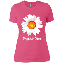 Load image into Gallery viewer, Daisy Firefighter Mom Funny Firefighter Gift Women Sweatshirt On Mother’s Day, Birthday - Ladies' Boyfriend T-Shirt