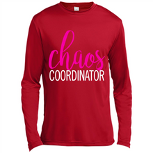 Load image into Gallery viewer, Chaos Coordinator mom is boss Mothers Day - Canvas Long Sleeve T-Shirt