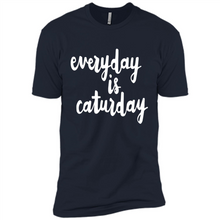 Load image into Gallery viewer, Cats T Shirt Hoodie Everyday Is Caturday Mother’s Day Gift ideas - Premium Short Sleeve T-Shirt