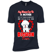Load image into Gallery viewer, Any Woman Can Be A Mother But It Takes Someone Bichon Mom - Premium Short Sleeve T-Shirt