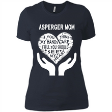 Load image into Gallery viewer, Asperger Mom Mother’s Day - Ladies' Boyfriend T-Shirt