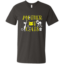Load image into Gallery viewer, Cats T Shirt Hoodie Mother of Cats Mother’s Day - Men's V-Neck