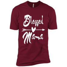Load image into Gallery viewer, Blessed Mama – Funny And Novelty Gift On Mother’s Day - Premium Short Sleeve T-Shirt