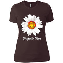 Load image into Gallery viewer, Daisy Firefighter Mom Funny Firefighter Gift Women Sweatshirt On Mother’s Day, Birthday - Ladies' Boyfriend T-Shirt