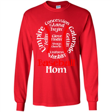 Load image into Gallery viewer, Baseball Mom Tee-Mother’s Day 2019 - Long Sleeve T-Shirt