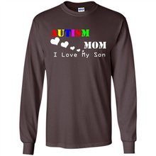 Load image into Gallery viewer, Autism mon t shirt Mothers Day - Long Sleeve T-Shirt