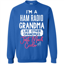 Load image into Gallery viewer, Cool Mothers Day T-Shirt Ham Radio Grandma - Sweatshirt