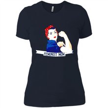 Load image into Gallery viewer, Feminist Mom mother’s day feminism 1 - Ladies' Boyfriend T-Shirt