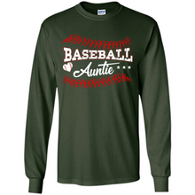 Load image into Gallery viewer, Baseball Auntie Softball Auntie Funny Gift For Mother’s Day - Long Sleeve T-Shirt