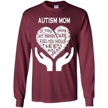Load image into Gallery viewer, AUTISM MOM Mother’s Day - Long Sleeve T-Shirt