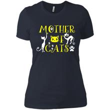 Load image into Gallery viewer, Cats T Shirt Hoodie Mother of Cats Mother’s Day - Ladies' Boyfriend T-Shirt
