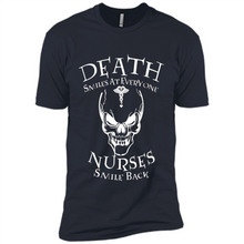 Load image into Gallery viewer, Death Smiles At Everyone Nurses Smile Back Shirt Mothers Day - Premium Short Sleeve T-Shirt