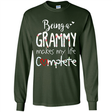 Load image into Gallery viewer, Being A Grandmy Makes My Life Complete – Memorable Mother’s Day Gift For Grandmother - Long Sleeve T-Shirt