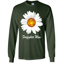 Load image into Gallery viewer, Daisy Firefighter Mom Funny Firefighter Gift Women Sweatshirt On Mother’s Day, Birthday - Long Sleeve T-Shirt