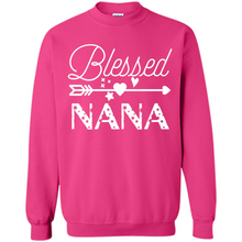 Load image into Gallery viewer, Blessed Nana Christmas Mother’s Day Birthday Grandma - Sweatshirt