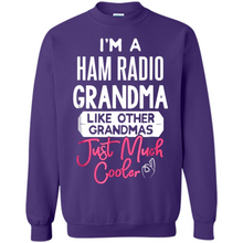 Load image into Gallery viewer, Cool Mothers Day T-Shirt Ham Radio Grandma - Sweatshirt