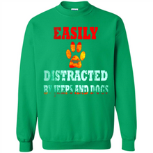 Load image into Gallery viewer, Easily Distracted By Jeeps And Dogs gift shirt for dog mom - Sweatshirt