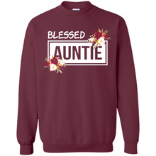 Load image into Gallery viewer, Blessed Auntie Funny Mother’s Day - Sweatshirt