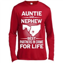 Load image into Gallery viewer, Auntie And Nephew – Best Partners In Crime For Life, Best mother’s day - Canvas Long Sleeve T-Shirt
