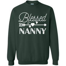 Load image into Gallery viewer, Blessed Nanny Christmas Mother’s Day Birthday Grandma - Sweatshirt
