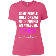 Load image into Gallery viewer, CHEF’S MOM Mother’s Day Gift ideas Funny - Ladies' Boyfriend T-Shirt