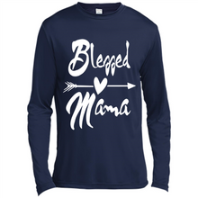Load image into Gallery viewer, Blessed Mama – Funny And Novelty Gift On Mother’s Day - Canvas Long Sleeve T-Shirt