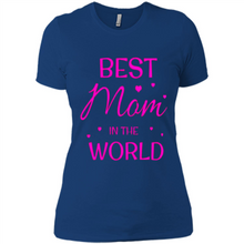 Load image into Gallery viewer, Best Mom in the World Mother’s Day - Ladies' Boyfriend T-Shirt
